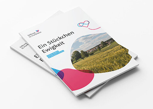 Titelcover der Nachlass-Broschüre "Ein Stückchen Ewigkeit"