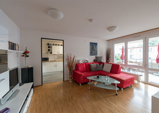 Wohnzimmer Betreute Seniorenwohnanlage Rottweil